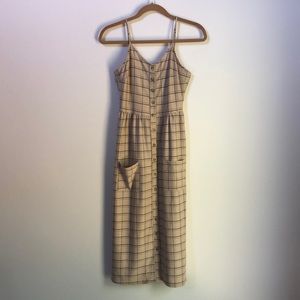 Button Through Midi Sundress